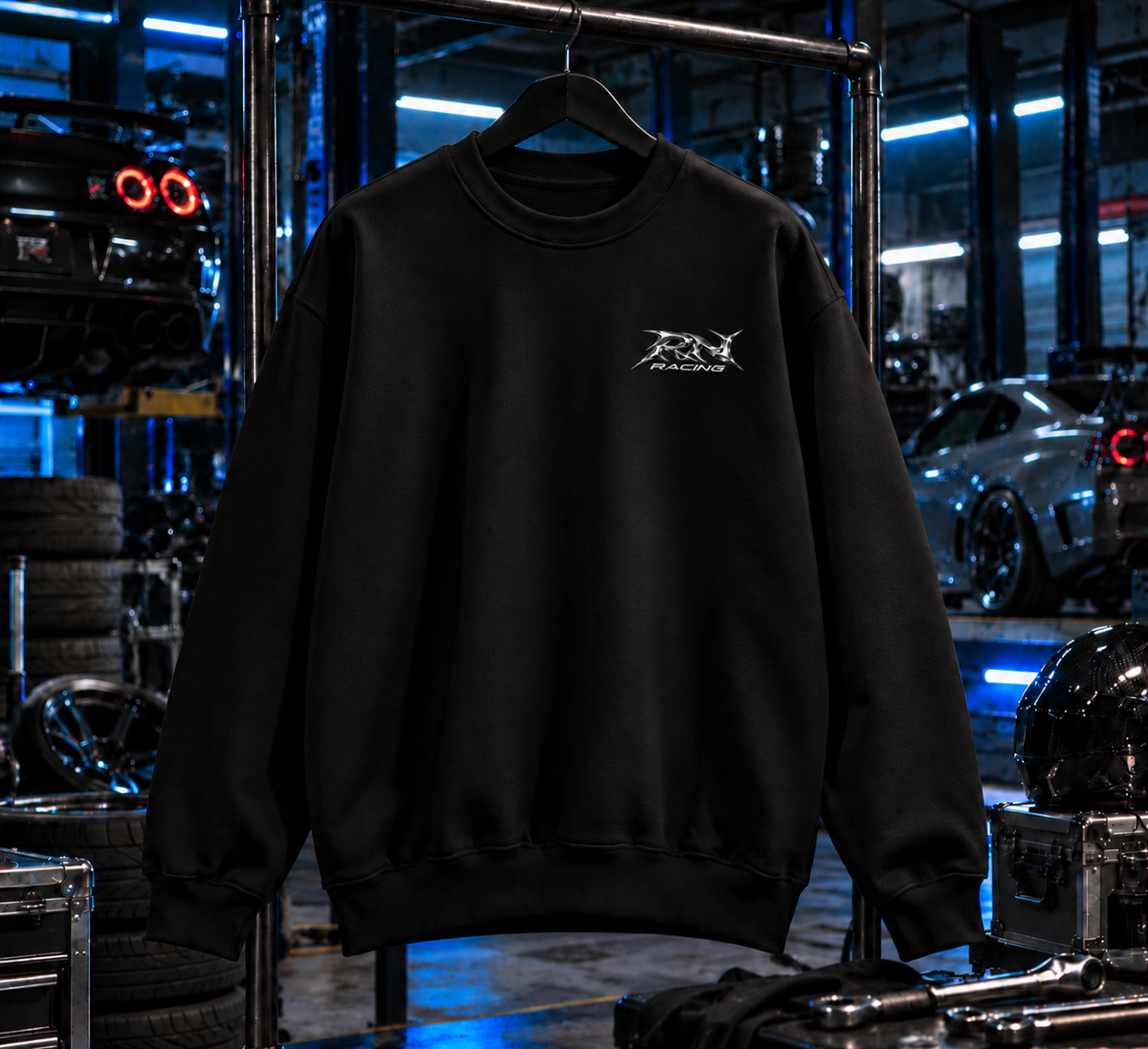 Cybercore Racing Crewneck Sweatshirt